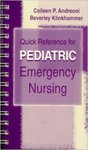 Quick reference for pediatric emergency nursing by Colleen Andreoni